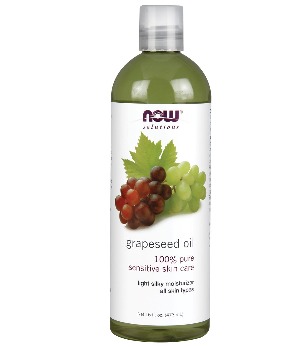 NOW 100% Pure Grapeseed Oil 16 oz