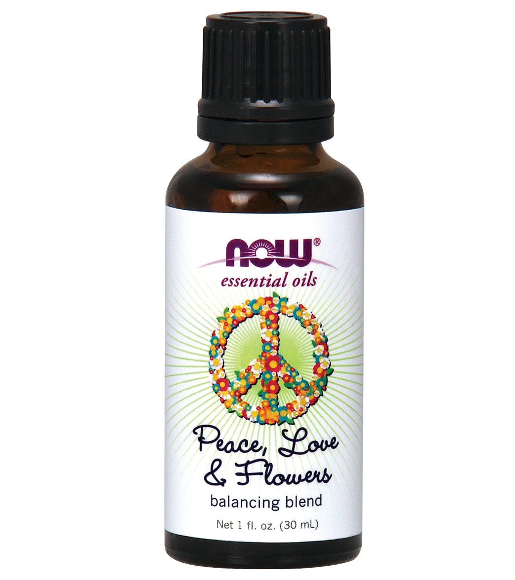 NOW Peace, Love & Flowers Oil Blend 1 oz