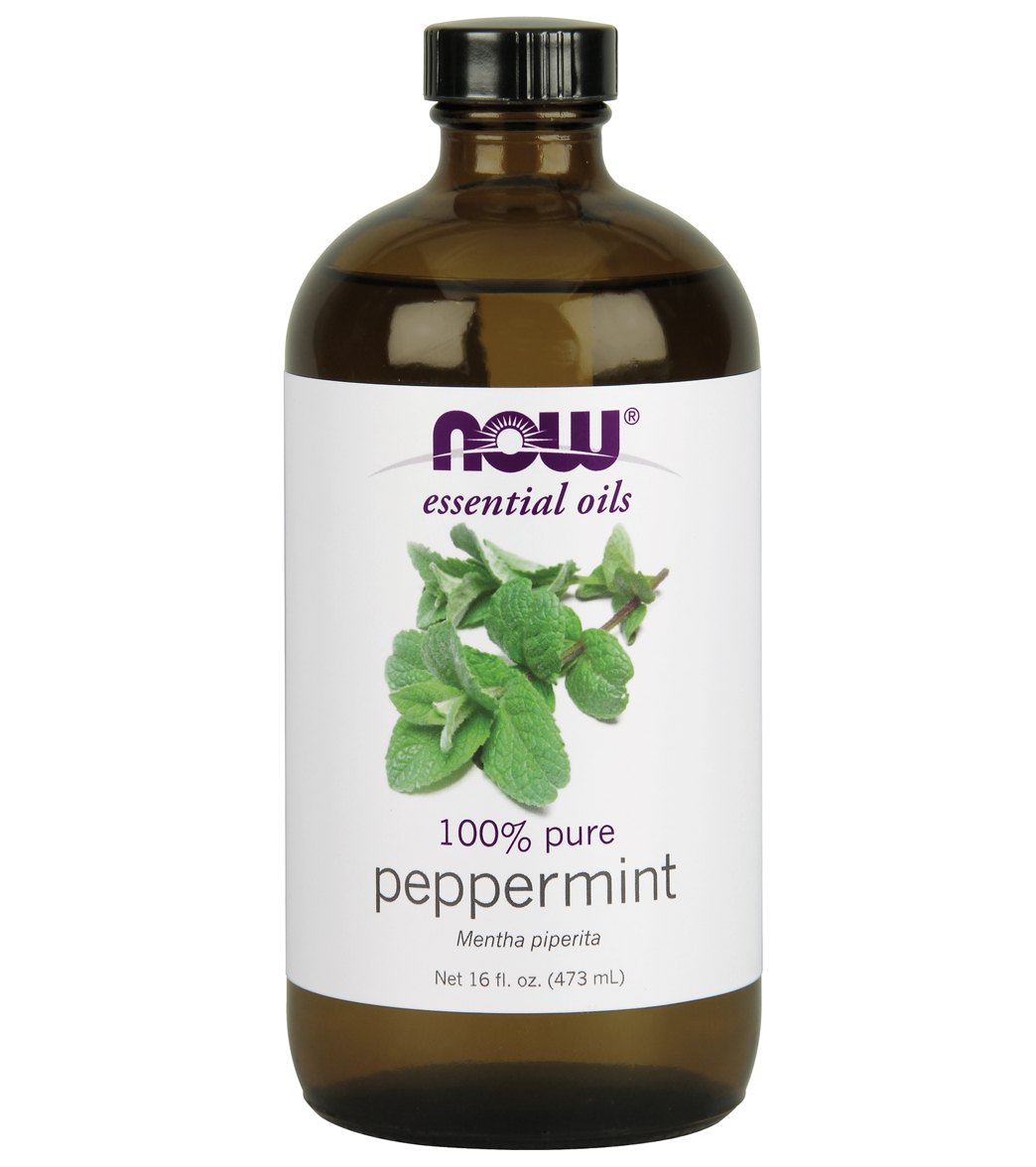 NOW 100% Pure Peppermint Oil 16 oz