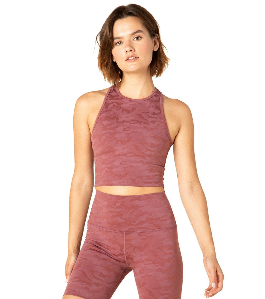 Beyond Yoga Camo Studio Cropped Tank