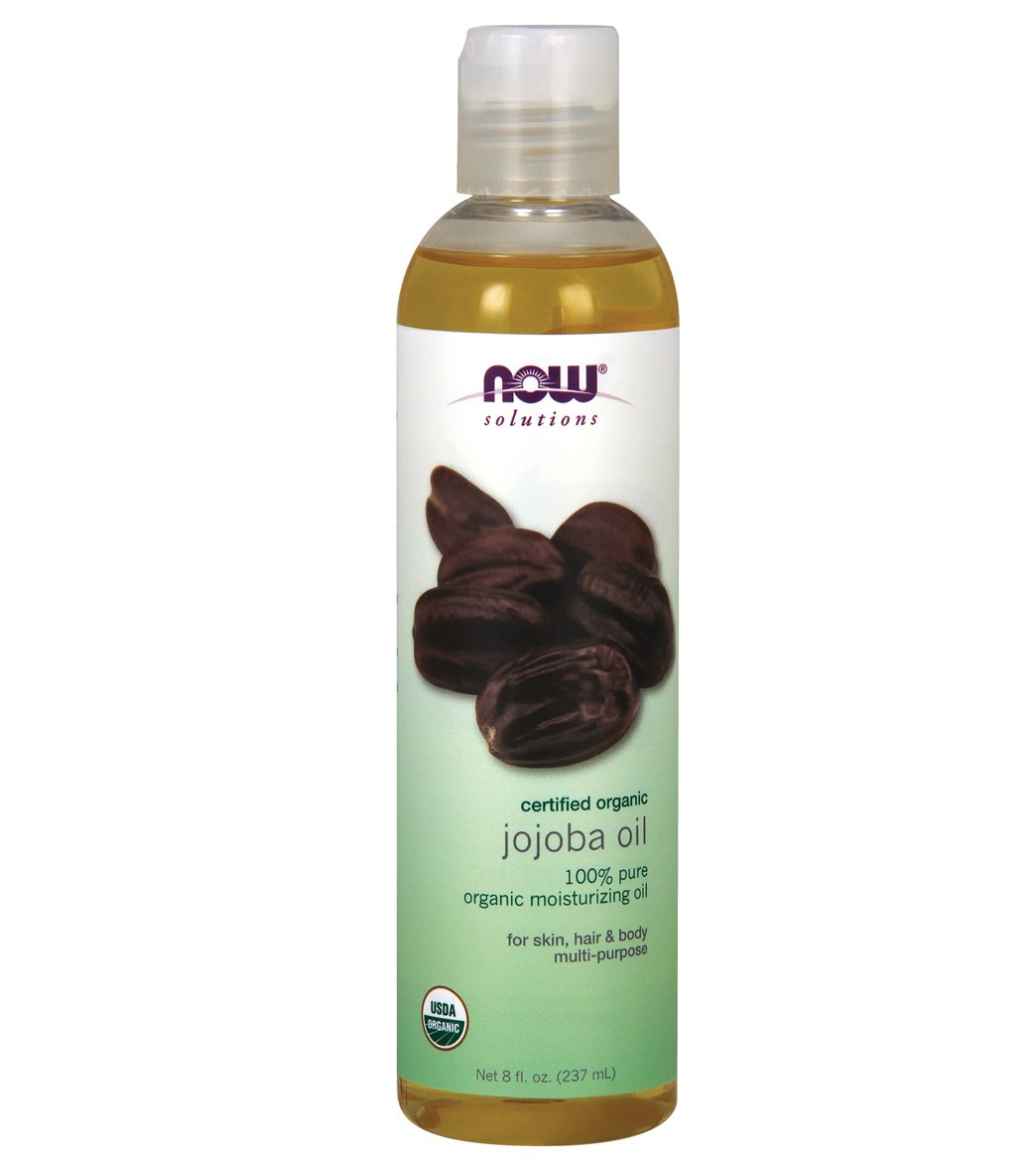 NOW 100% Pure Organic Jojoba Oil 8 oz