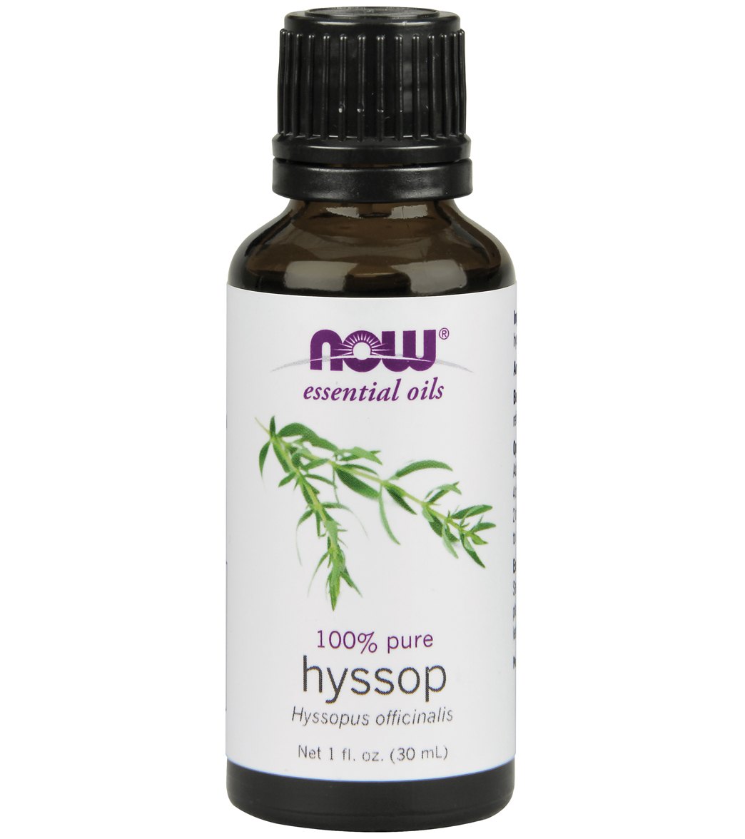 NOW 100% Pure Hyssop Oil 1 oz