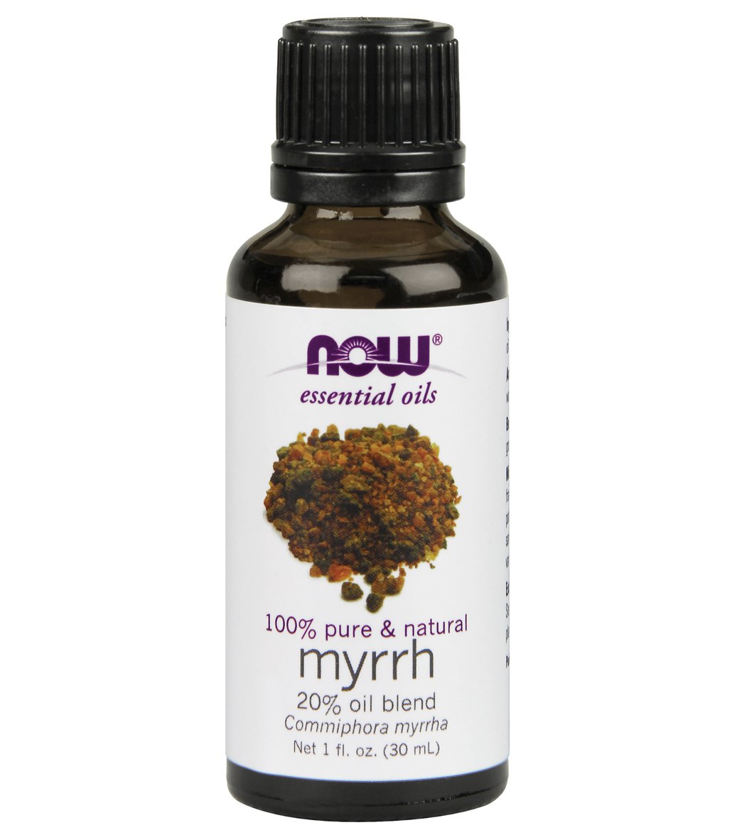 NOW 100% Pure & Natural Myrrh Oil 20% 1 oz