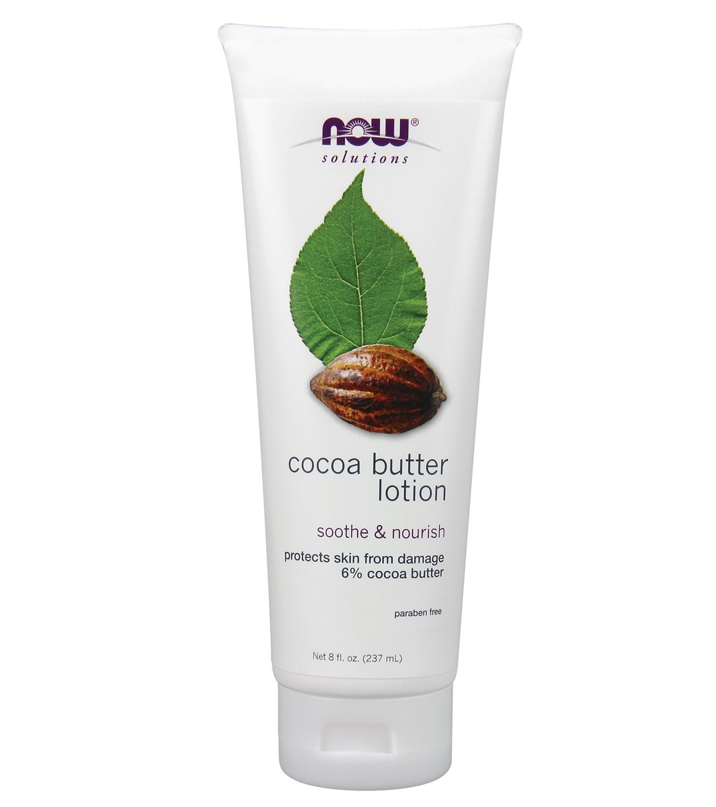 NOW Cocoa Butter Lotion 8 oz