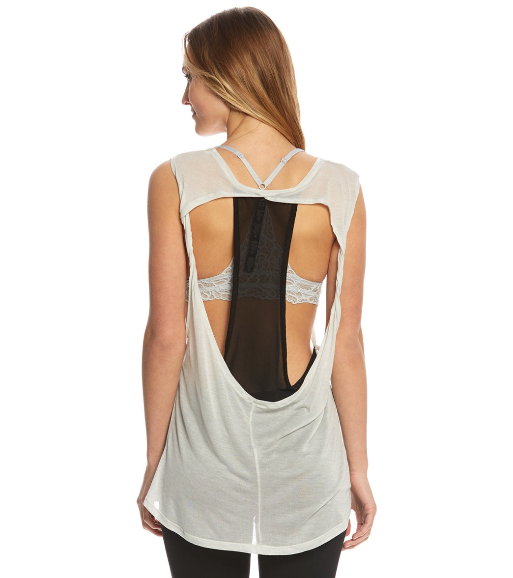 Zobha Double Twist Lowback Yoga Tank