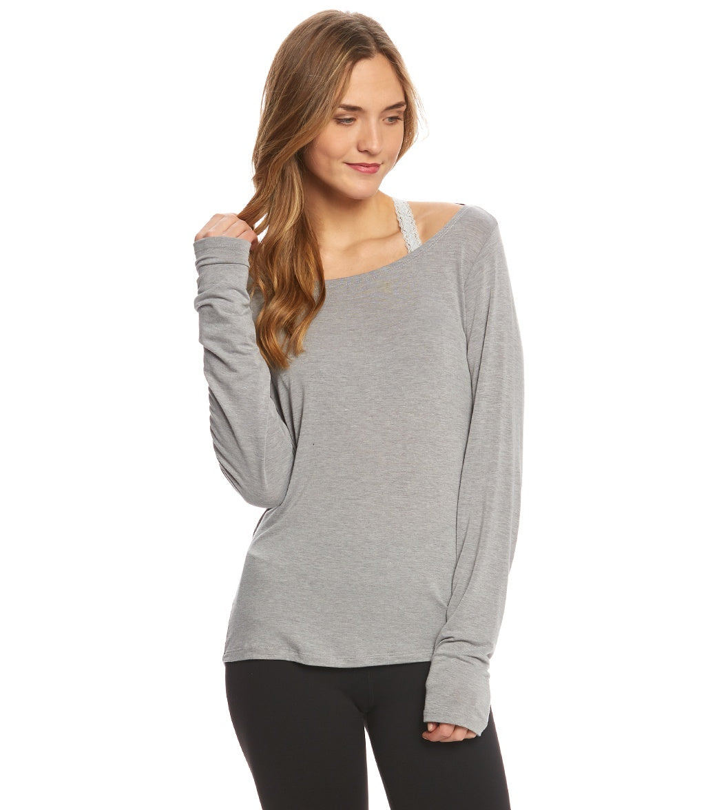 Zobha Drape Back Long Sleeve
