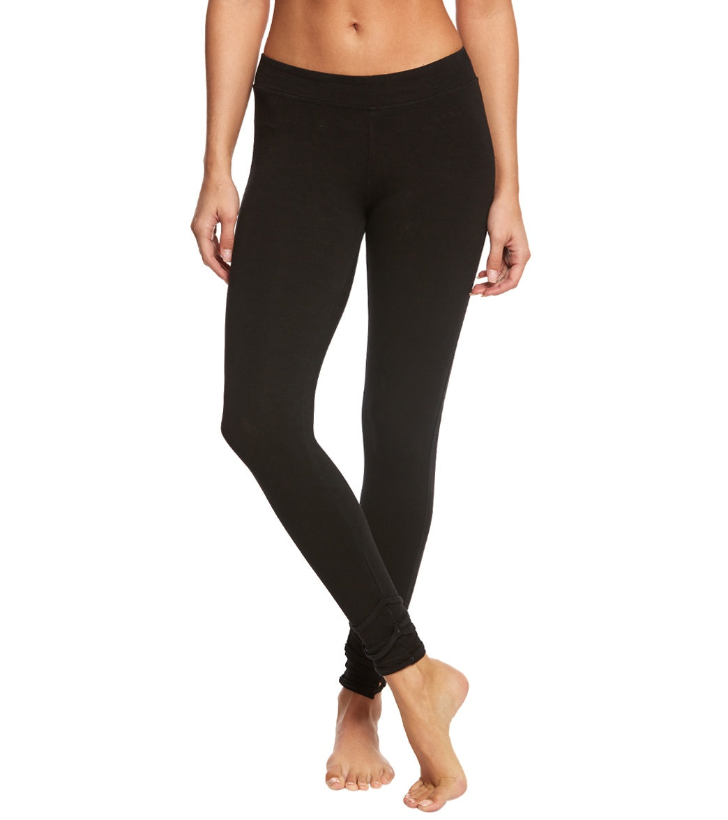 Hard Tail Contour Waist Wrap Around Cotton Legging