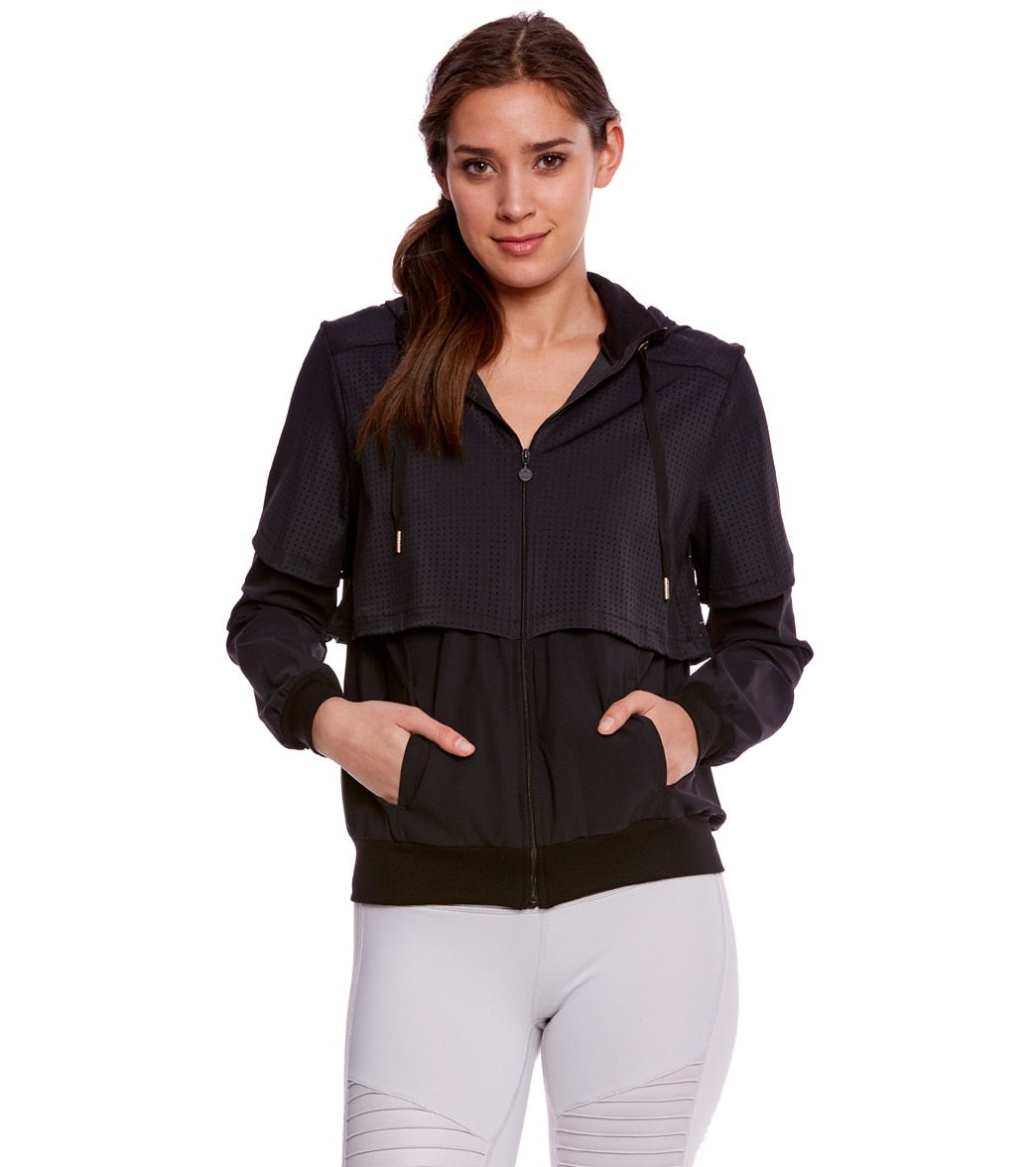 Beyond Yoga Picture Perforated After Workout Jacket