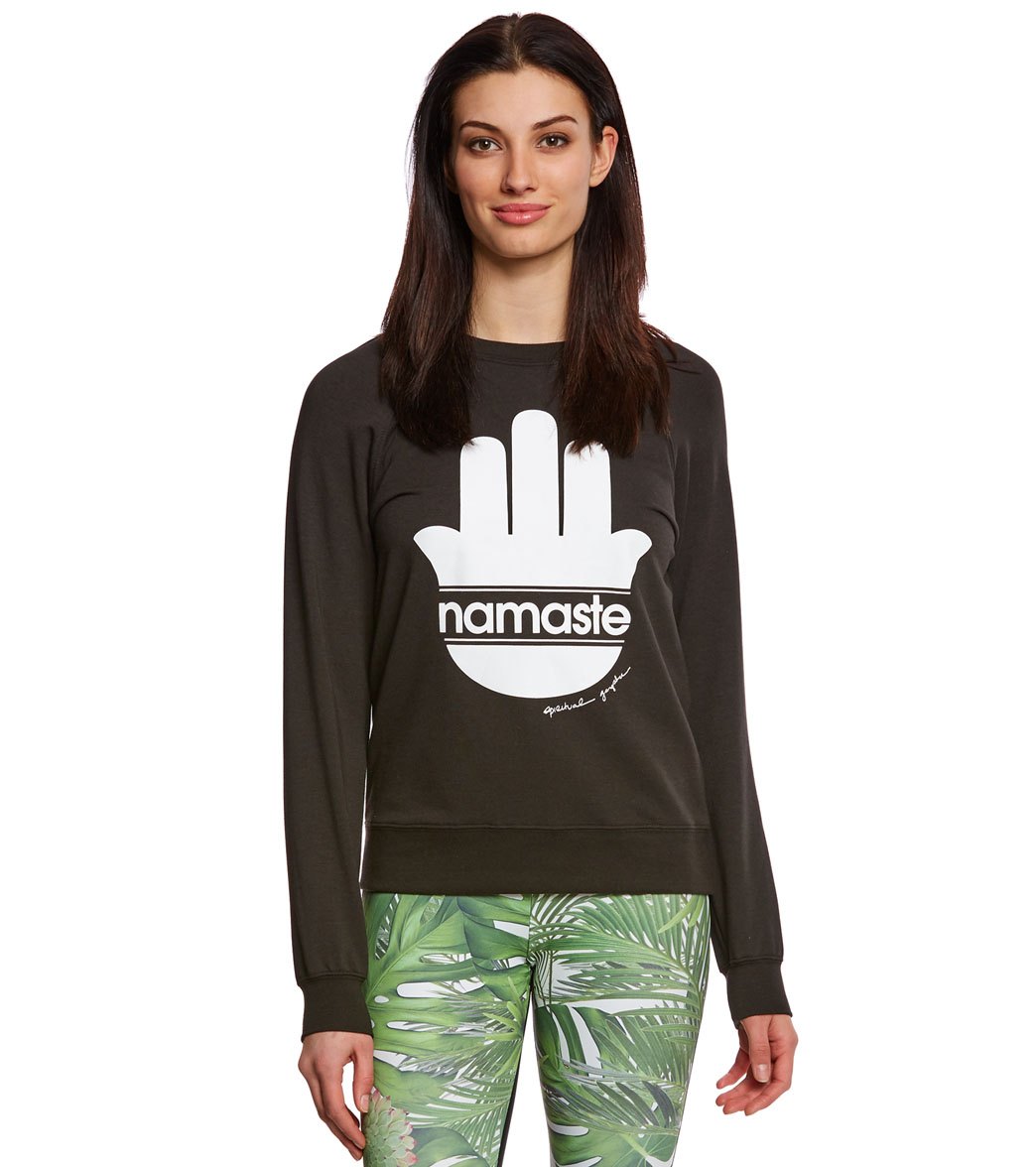 Spiritual Gangster Namaste Stripes Pullover