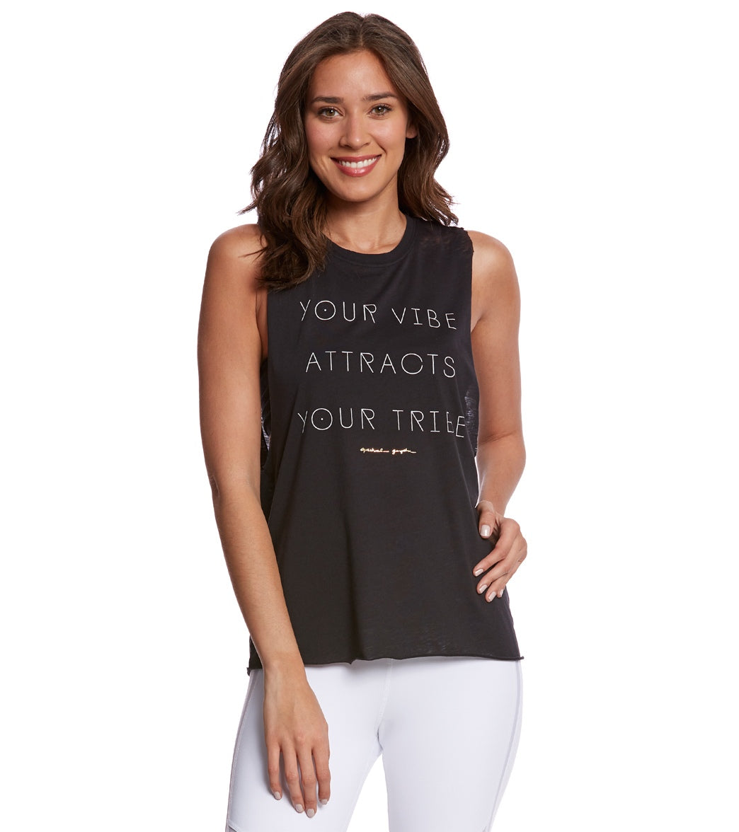 Spiritual Gangster Vibe Attracts Tribe Muscle Tank